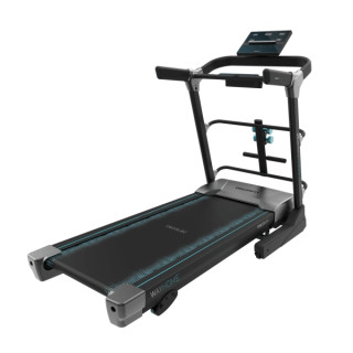 Cecotec DrumFit WayHome 1800 Runner Sprint Cinta de Correr - 2200W - Velocidad hasta 18km/h - Amortiguacion - Mancuernas y Barra