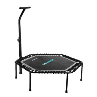 Cecotec Drumfit Jump 1270 Trampolin de Fitness de 127cm - Soporta hasta 100kg - Incluye Accesorios - Plegable - Base con 7 Patas