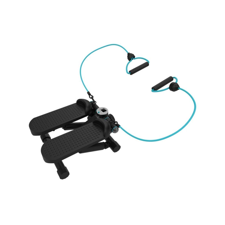 Cecotec Drumfit StepTrain 1000 Band Stepper Compacto con Bandas Elasticas - Pantalla LCD - Resistencia Regulable Manualmente - P