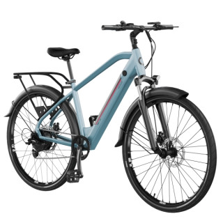 Cecotec Urban Pro Bicicleta Electrica de 28" - Doble Disco de Freno Hidraulico - Autonomia 90km - Cambio Shimano de 7 Velocidade