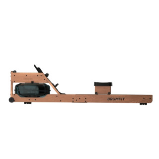 Cecotec Drumfit Rower 20000 Neptuno Wood Maquina de Remo - LCD Multifuncion - Resistencia Ajustable por Agua - Tanque de 13L - S