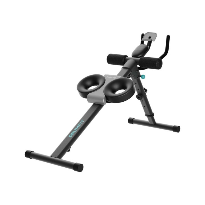 Cecotec Drumfit AB Trainer Maquina Plegable para Abdominales - Pantalla LCD Multifuncion - 2 Niveles de Inclinacion - Soporte pa