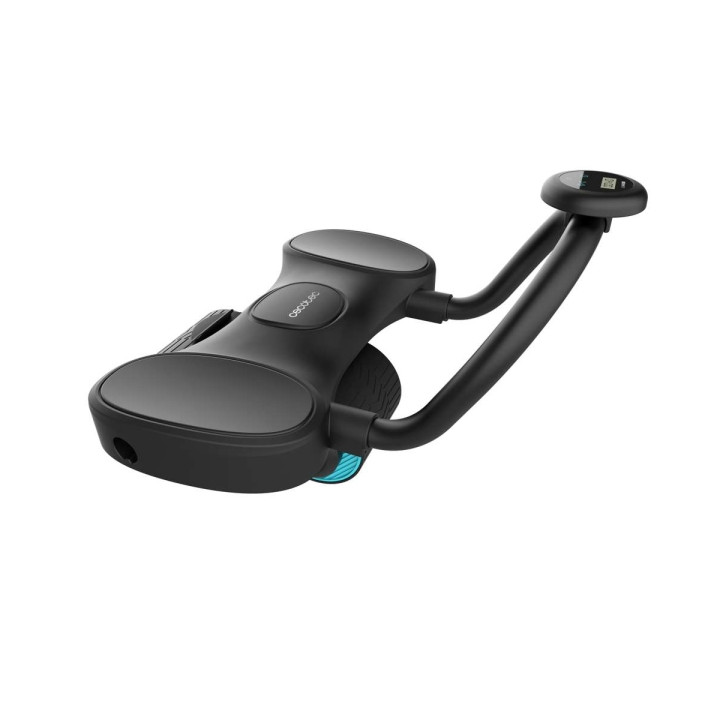 Cecotec Drumfit AB Fit Pro Rueda Abdominal con Rebote Automatico - Pantalla LCD con Temporizador - Esterilla y Soporte - Soporta