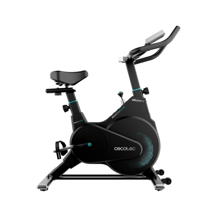 Cecotec Drumfit Indoor 10000 Race Bicileta Estatica - Pantalla LCD - Volante de 10kg - Ajuste Vertical y Horizontal Del Sillin -