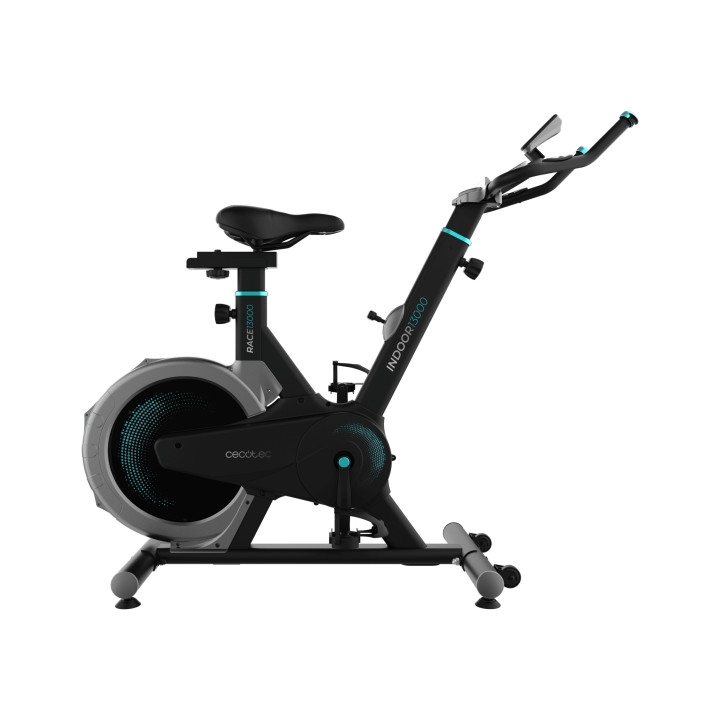 Cecotec Drumfit Indoor 13000 Race Sprint Bicileta Estatica - Pantalla LCD - Volante de 13kg - Sillin Regulable - Resistencia Aju