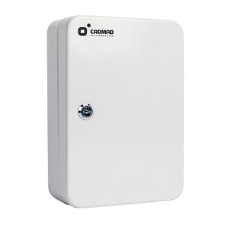 Cromad CR1228 Armario de Seguridad Para Llaves - Cerradura de Llave - 48 Ganchos Metalicos - Instalacion Mural Sencilla - Color