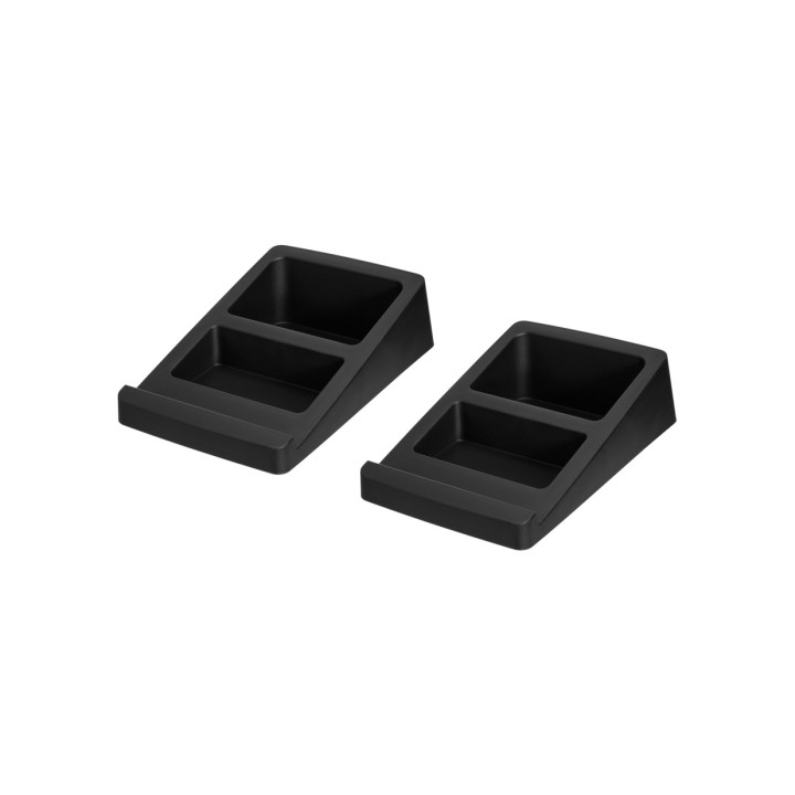 Aisens Pack Soporte Universal de Mesa para Altavoces - Carga Max. 10Kg - Color Negro
