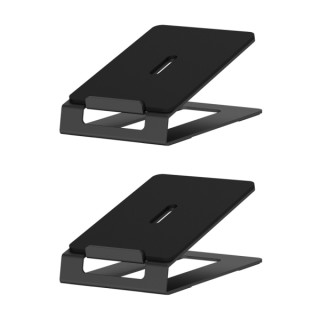 Aisens Pack Soporte Universal de Mesa para Altavoces - Carga Max. 10Kg - Color Negro