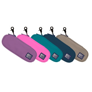 Oxford B-Hook Estuche Semirrigido Portatodo - 1 Compartimento - Gancho para Colgar - Bolsillo Interior de Rejilla - Fabricado en