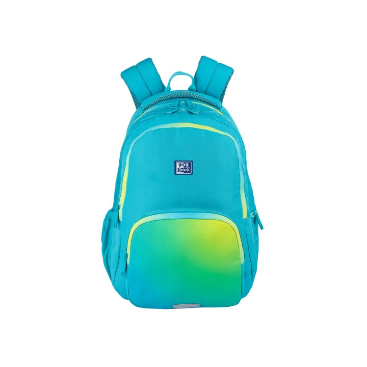 Oxford Gradient Mochila Escolar 25L - 3 Compartimentos y 11 Bolsillos - Espalda Ergonomica Transpirable - Asas Acolchadas y Ajus
