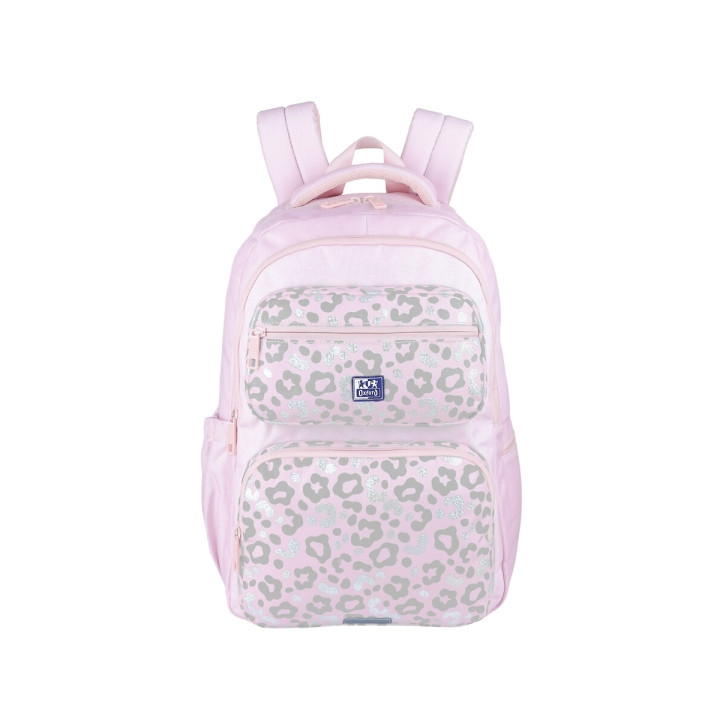 Oxford Dream Tech Animal Print Mochila Escolar 25L - 2 Compartimentos y 10 Bolsillos - Espalda Ergonomica Transpirable - Asas Ac