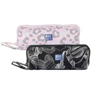 Oxford Dream Tech Estuche Portatodo Redondo - Apertura Total - 8 Compartimentos - Goma Kangoo Acoplable a Cuadernos y Carpetas -