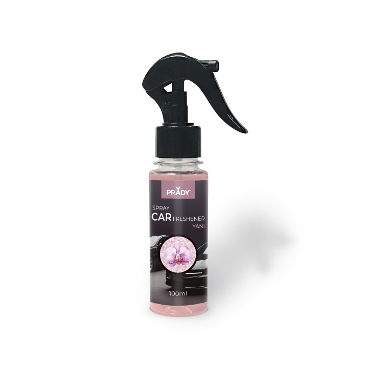 Prady Ambientador Coche Yani - Frasco de 100 ml - Spray Pulverizador