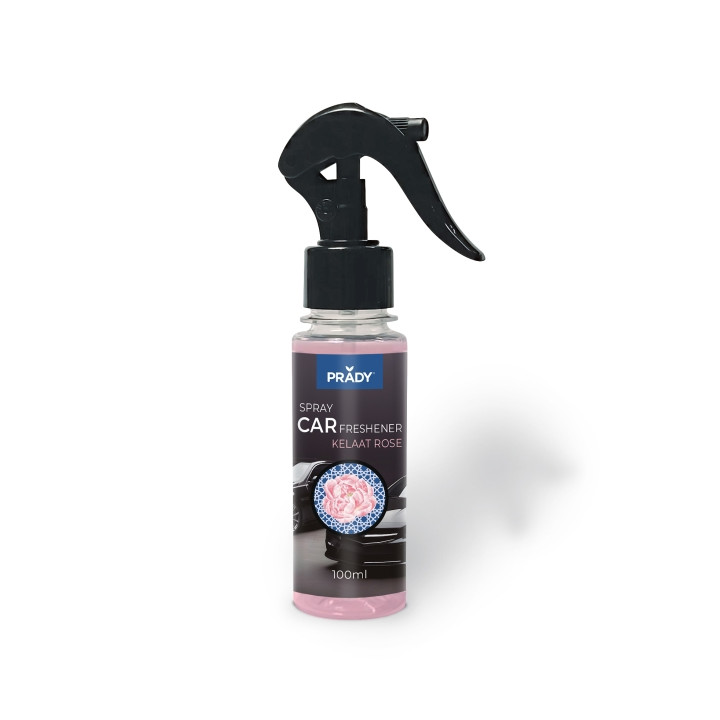 Prady Ambientador Coche Kelaat Rose - Frasco de 100 ml - Spray Pulverizador