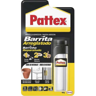 Pattex Barrita Arreglatodo Bl 48gr - Moldeable para Reparar y Sellar Agujeros y Fisuras - Ideal para Instalaciones. Depositos.