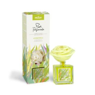 Prady Ambientador Flor Perfumada Citronela - Frasco de Cristal 90ml