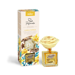 Prady Ambientador Flor Perfumada Canela Vanille - Frasco de Cristal 90ml