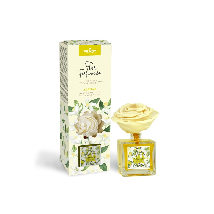 Prady Ambientador Flor Perfumada Azahar - Frasco de Cristal 90ml