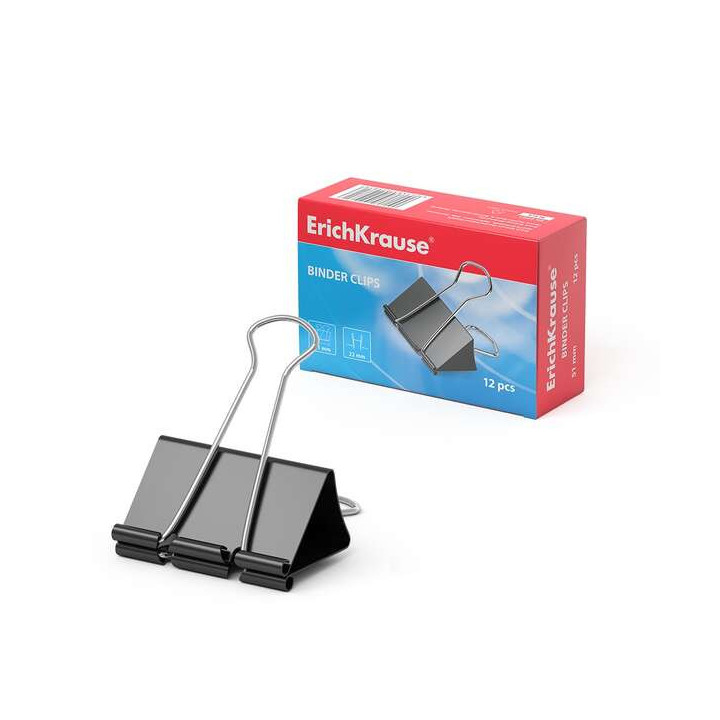 Erichkrause Pinzas para Papeles - Alambre de Acero de Alta Calidad - Resistencia Mejorada - Capacidad Hasta 240 Hojas - Resiste