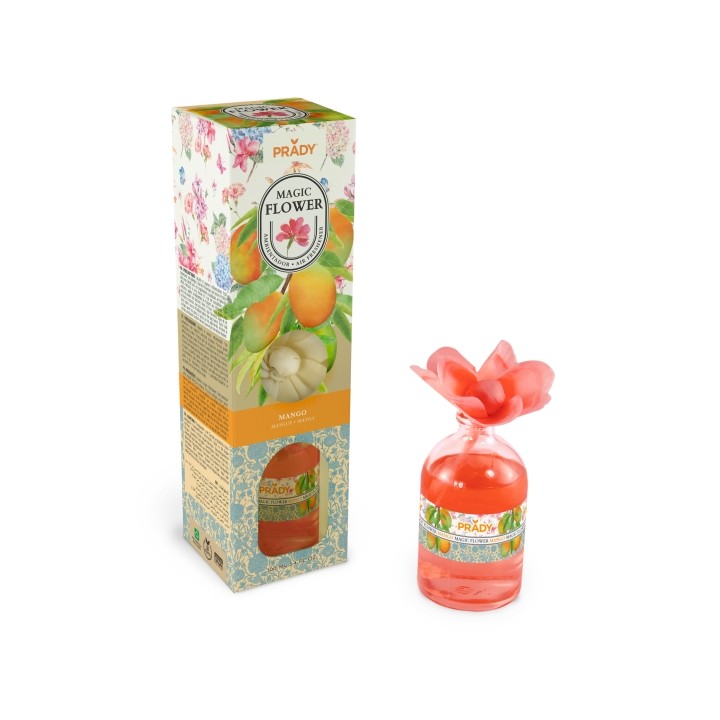 Prady Ambientador Magic Flower Mango - Frasco de Cristal 100ml
