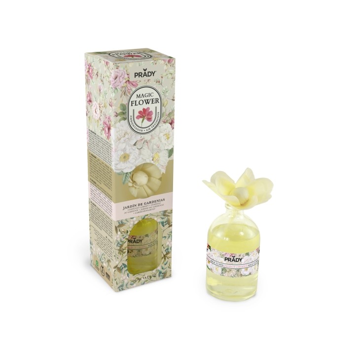 Prady Ambientador Magic Flower Jardin de Gardenias - Frasco de Cristal 100ml