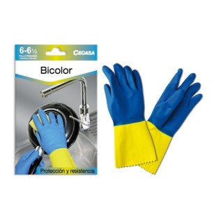 Cegasa Guantes de Latex Talla P 6-6 1/2 - Flocados - Uso General