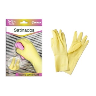 Cegasa Guantes de Latex Talla Mini 5-5 1/2 - Satinados - Uso General