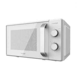 Cecotec ProClean 3120 Microondas con Grill 20L 1050W - Revestimiento Anti-Dirt iTech - Tecnologia 3DWave - Diseño Puerta FullWhi