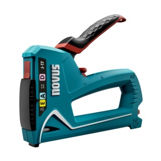 Novus J17 Clavadora/Grapadora - Para Grapas de 6 a 14mm y Clavos de hasta 16mm - Cambio de Grapa Mediante Mecanismo de Desplazam