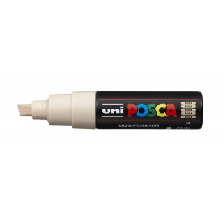 Posca PC-8K Marcador de Pintura - Punta Biselada Acrilica 8mm - Tinta Base al Agua - No Permanente - Resistente a la Luz - Idea