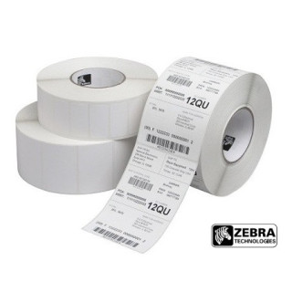 Zebra Z-Select 2000T Pack de 12 Rollos de Etiquetas Termicas Originales 102x76mm - Adhesivo Permanente - 930 Unidades x Rollo -