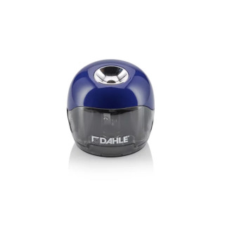 Dahle 250 Afilalapices Electrico - Para Lapices de Ø 8mm - Gran Deposito Transparente - Alimentacion con Pilas AA - ColorAzul