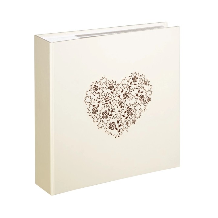 Hama Anzio Album de Fotos - Capacidad para 200 Fotos 10x15cm - Tapa de Papel con Textura - Insercion Lateral - 22.5x22cm - Color