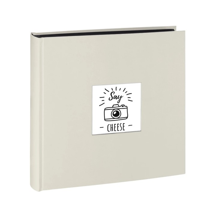 Hama Fine Art Album de Fotos - 100 Paginas Negras - Tapa de Papel - 30x30cm - Color Blanco