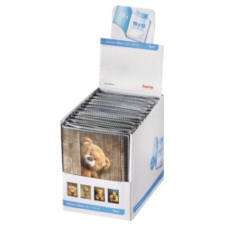 Hama Expositor con 24 Albumes de Fotos - Capacidad para 36 Fotos 10x15cm - Tapa Blanda - Insercion Desde Arriba - 12.5x16.5cm -