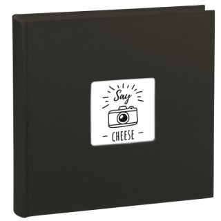 Hama Fine Art Album de Fotos - 100 Paginas Negras - Tapa de Papel - 30x30cm - Color Negro