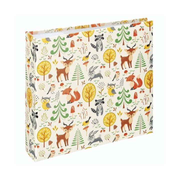 Hama Forest Album de Fotos - Capacidad para 200 Fotos 10x15cm - Insercion Lateral - Tapa Plastificada - 22.5x22cm - Multicolor