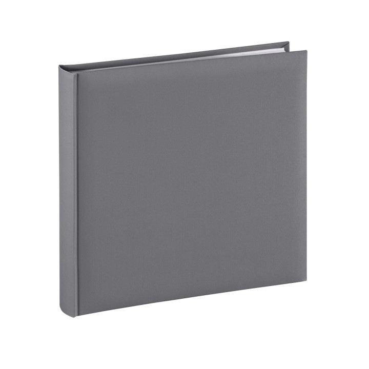 Hama Fine Art Album de Fotos - 80 Paginas Blancas - Tapa de Papel - 30x30cm - Color Gris