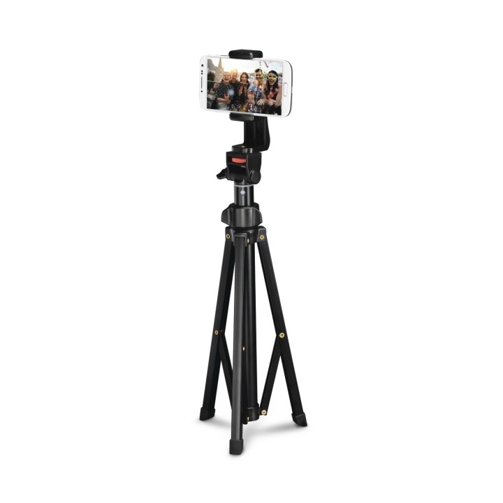 Hama Rotary Tripode para Smartphone - Disparador Bluetooth - Peso Max 1kg - Altura Ajustable hasta 150cm - Aluminio - Color Negr