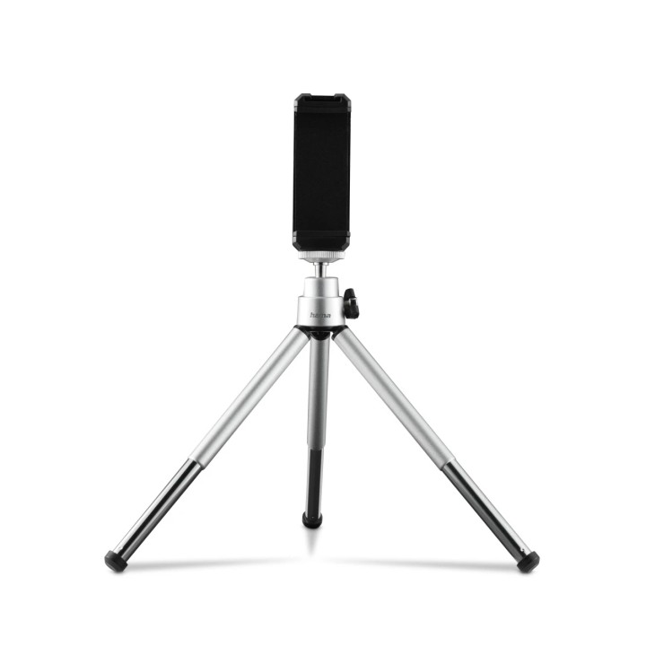 Hama Fancy 2En1 Tripode Mini para Smartphone y Camara - Peso Max 300g - Altura Ajustable hasta 16cm - Plastico - Cabezal de Bola