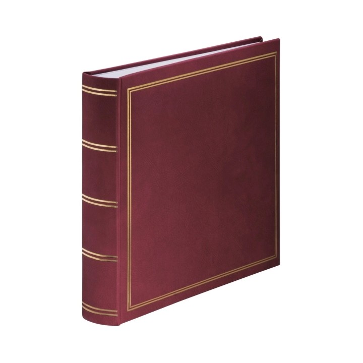 Hama Londres Album de Fotos - 80 Paginas Blancas - 30x30cm - Color Rojo