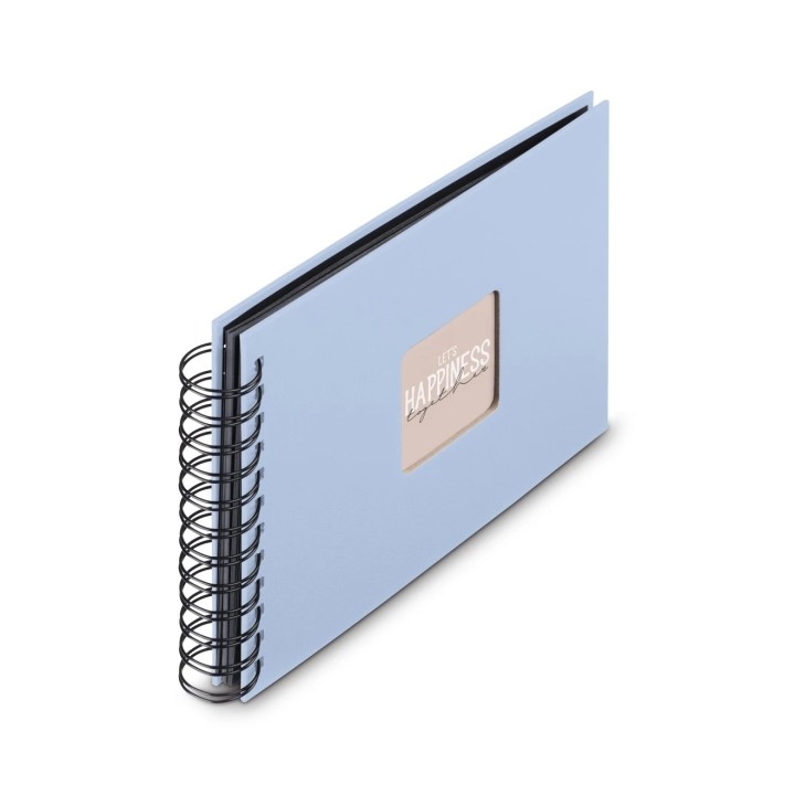 Hama Album de Fotos con Espiral - 50 Hojas - 24x17cm - Color Azul