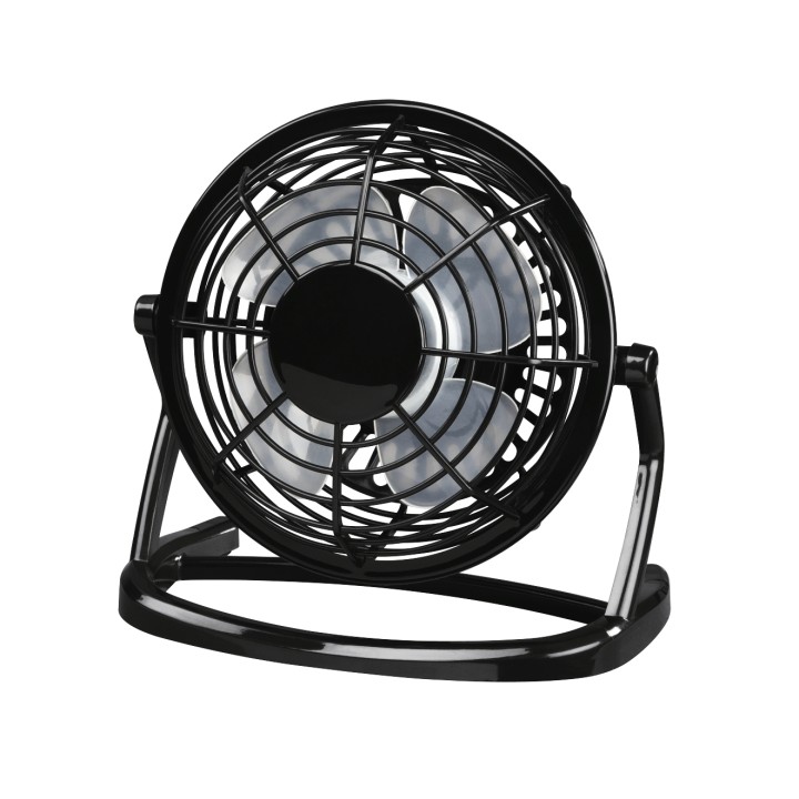 Hama Ventilador de Mesa USB de 10cm - Cable 1m - Color Negro