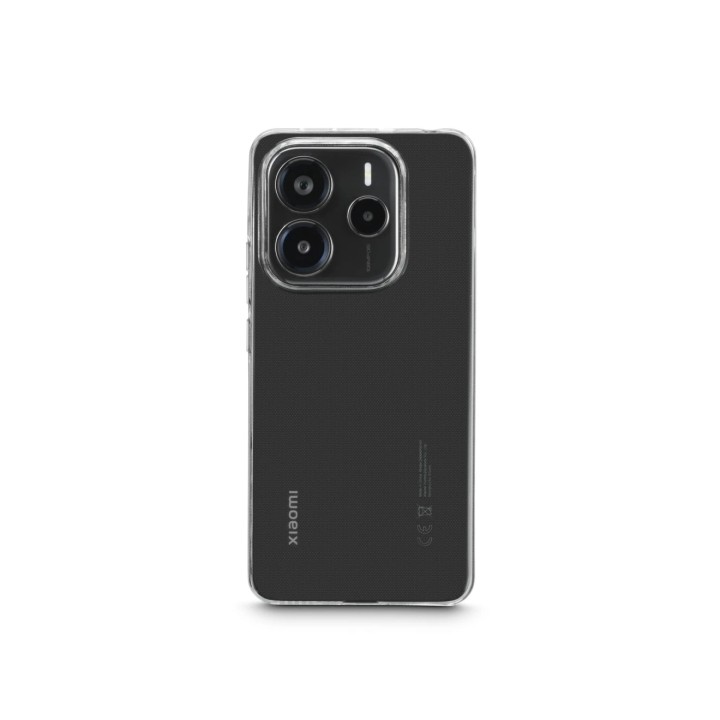 Hama Always Clear Funda para Xiaomi Redmi Note 14 4G - Antideslizante - Poliuretano Termoplastico - Bordes Elevados - Color Tran