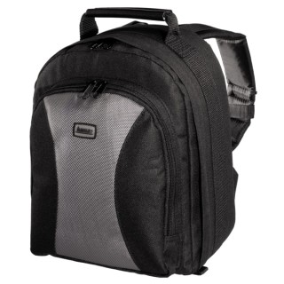 Hama Track Pack II 140 Mochila para Camara - Compartimentos Separados para Objetivos - Asa de Mano - 8x19x23cm - Color Negro