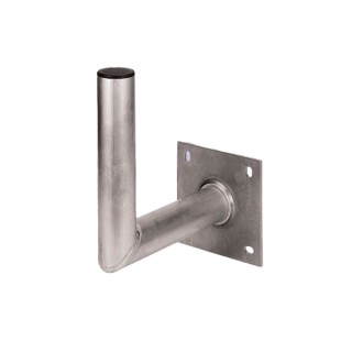 Hama Essential Soporte de Pared para Satelites hasta 1m de Diametro - Aluminio - Separacion de 25cm hasta la Pared - Color Plata