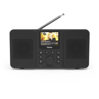 Hama DIR10 Radio Digital - Potencia 6W - Bluetooth - Cable 180cm - Pantalla 2.4" - Reloj - Doble Banda 2.4 y 5GHz - Compatible c