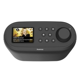 Hama DIR400 Radio Digital - Bluetooth - Pantalla 2.4" - Cable 180cm - Doble Banda 2.4 y 5GHz - Almacena hasta 30 Emisoras - Comp
