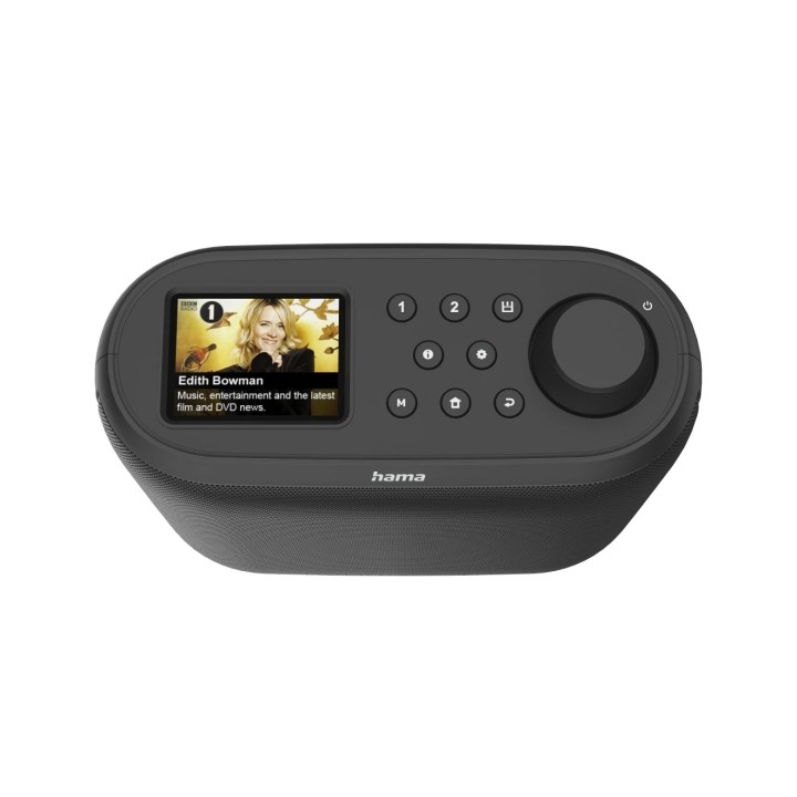 Hama DIR400 Radio Digital - Bluetooth - Pantalla 2.4" - Cable 180cm - Doble Banda 2.4 y 5GHz - Almacena hasta 30 Emisoras - Comp