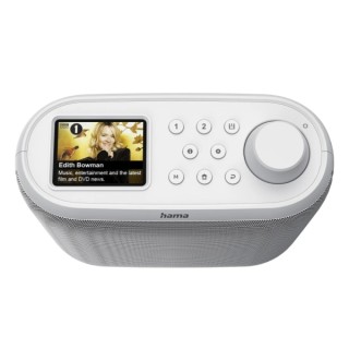 Hama DIR400 Radio Digital - Bluetooth - Pantalla 2.4" - Cable 180cm - Doble Banda 2.4 y 5GHz - Almacena hasta 30 Emisoras - Comp